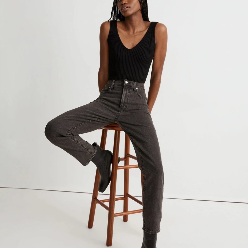 Madewell Perfect Vintage Straight Jean in Lunar